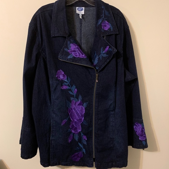 Diane Gilman Jackets & Blazers - DG2/Diane Gilman 3X Jean Jacket